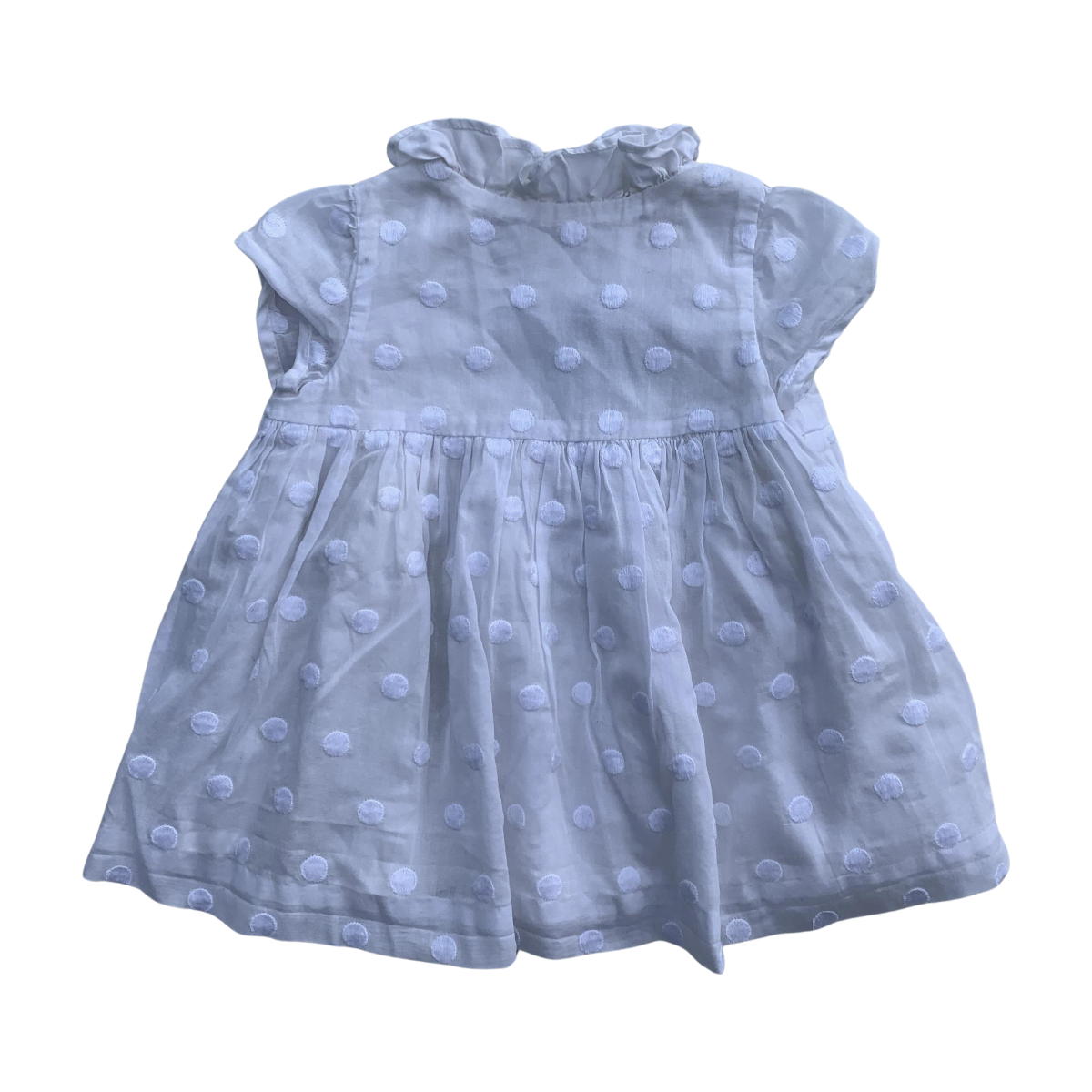 JACADI - ROBE - BLANC - 3 MOIS