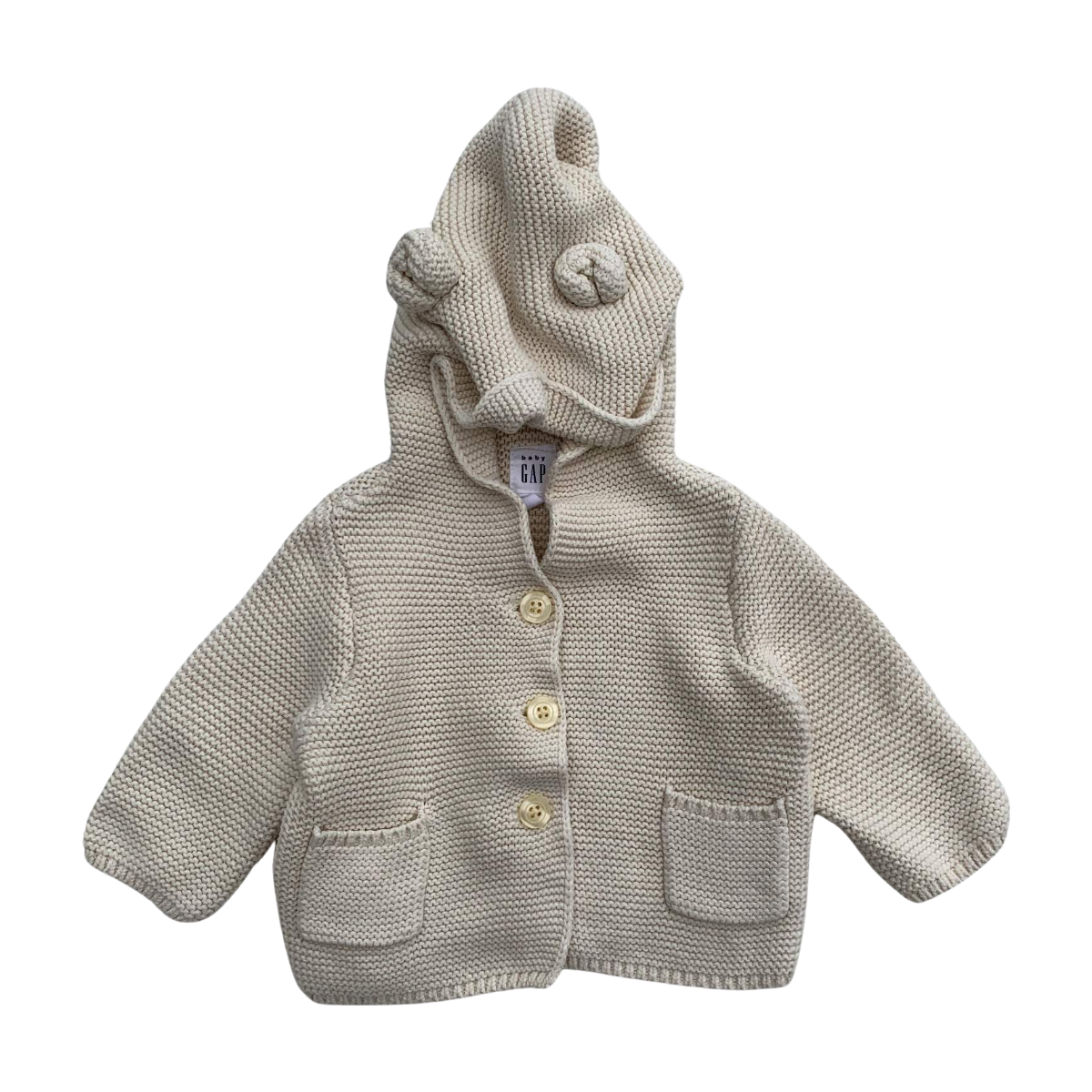 GAP - CARDIGAN - BEIGE - 0 MOIS