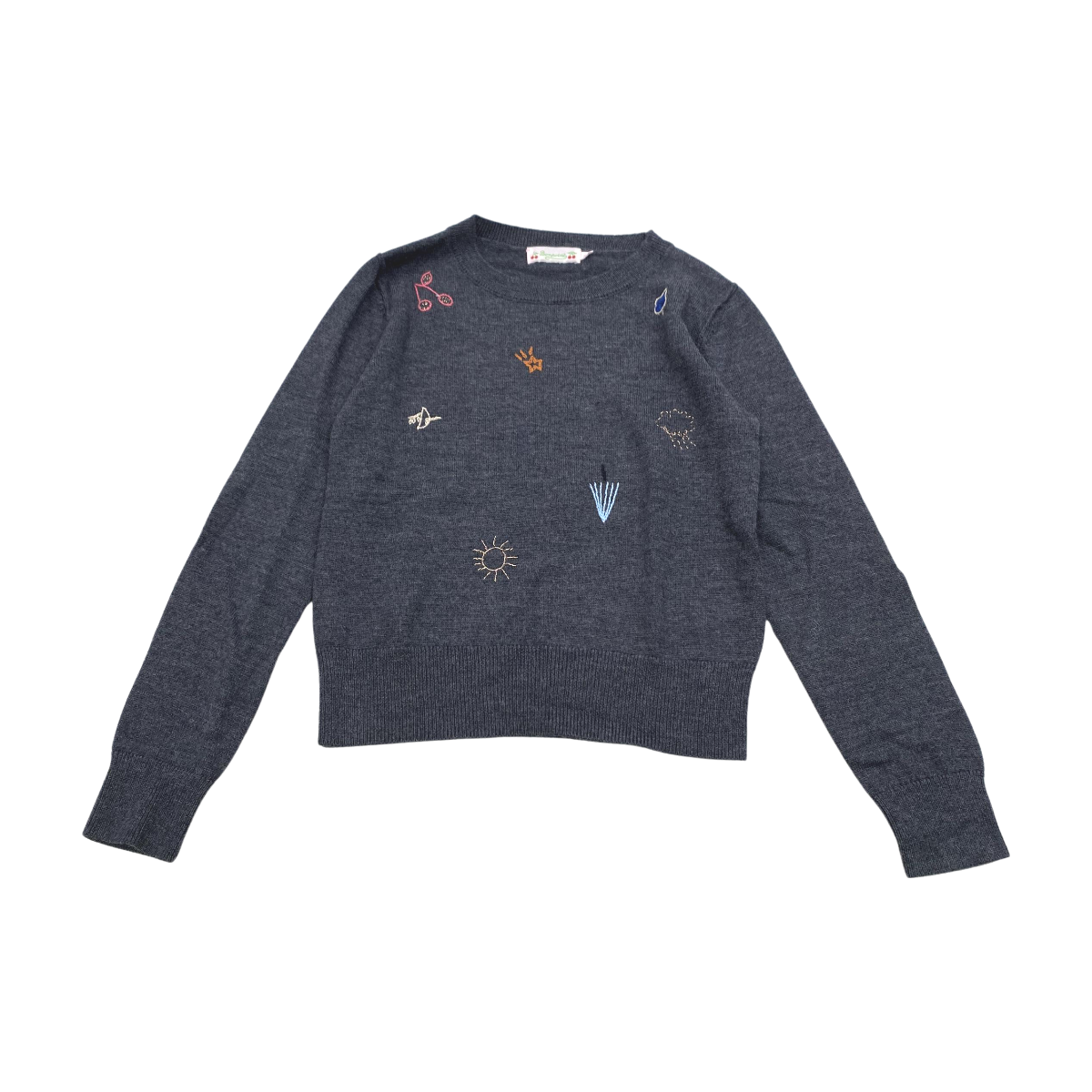 BONPOINT - PULL - GRIS - 10 ANS