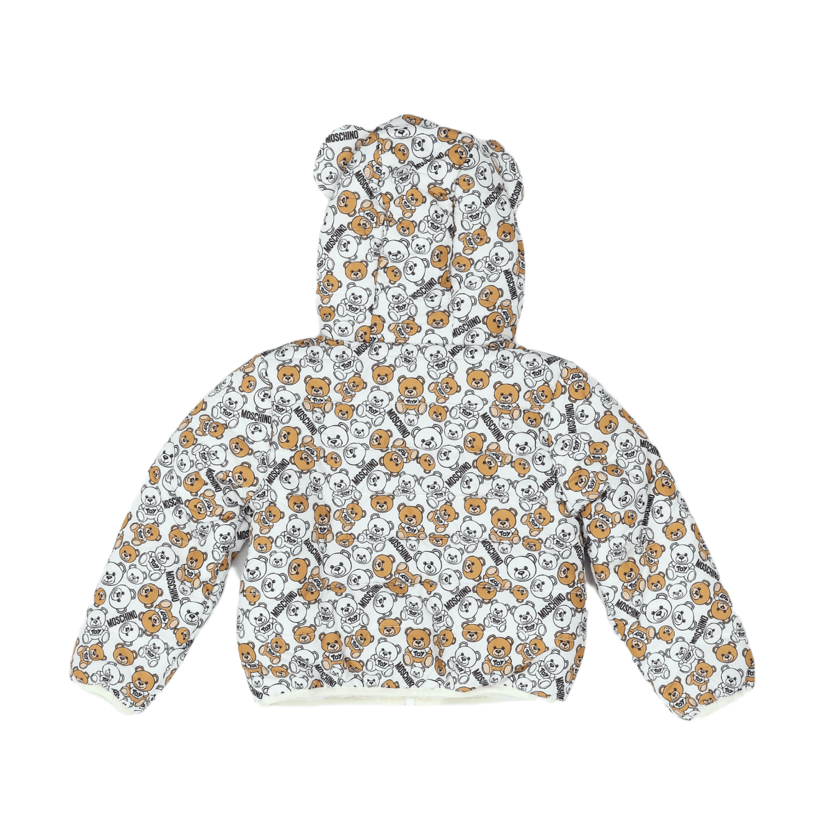 MOSCHINO - DOWN JACKET - WHITE, BROWN - 3 YEARS