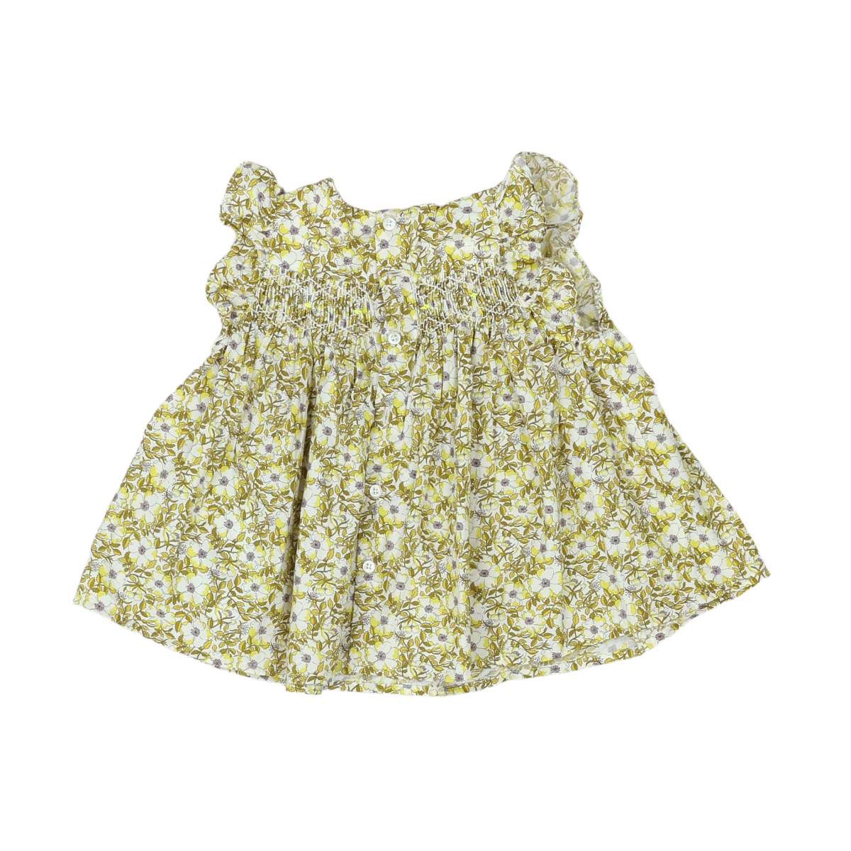 BONPOINT - ROBE - JAUNE - 24 MOIS