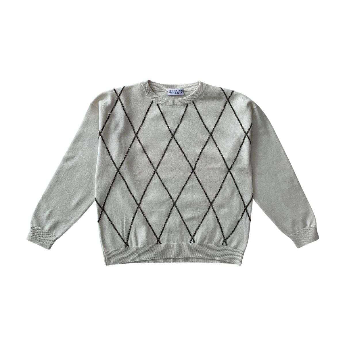 BRUNELLO CUCINELLI - PULL - BLANC - 8 ANS