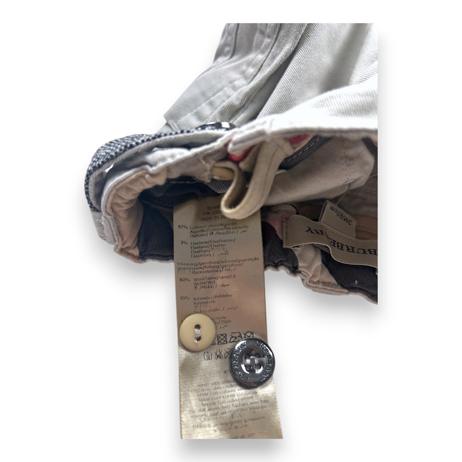 BURBERRY - HOSEN - BEIGE - 3 MONATE