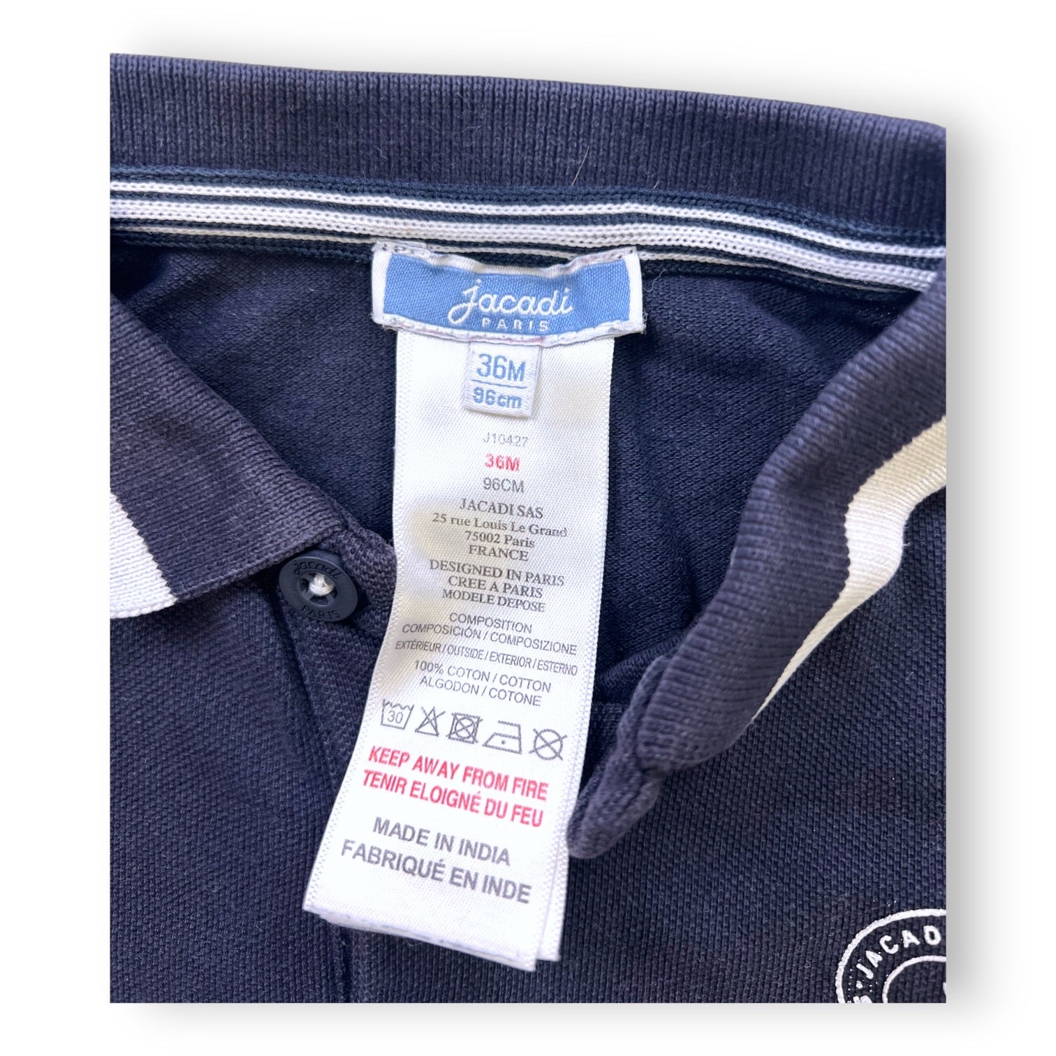 JACADI - POLO - BLUE - 3 YEARS