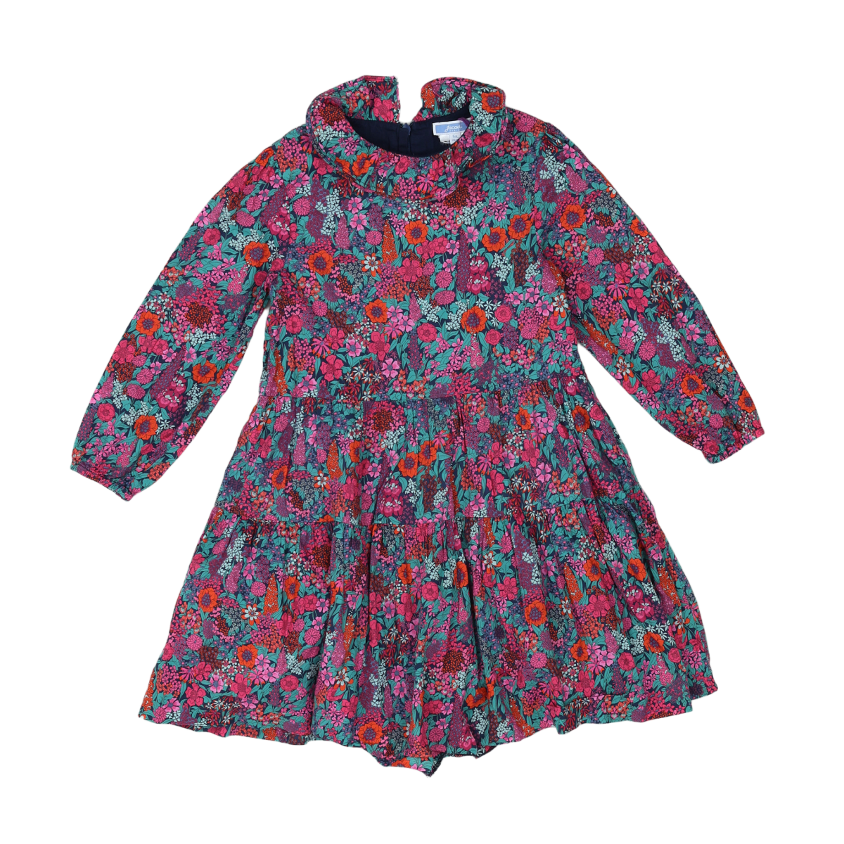JACADI - ROBE - ROSE, ROUGE - 6 ANS