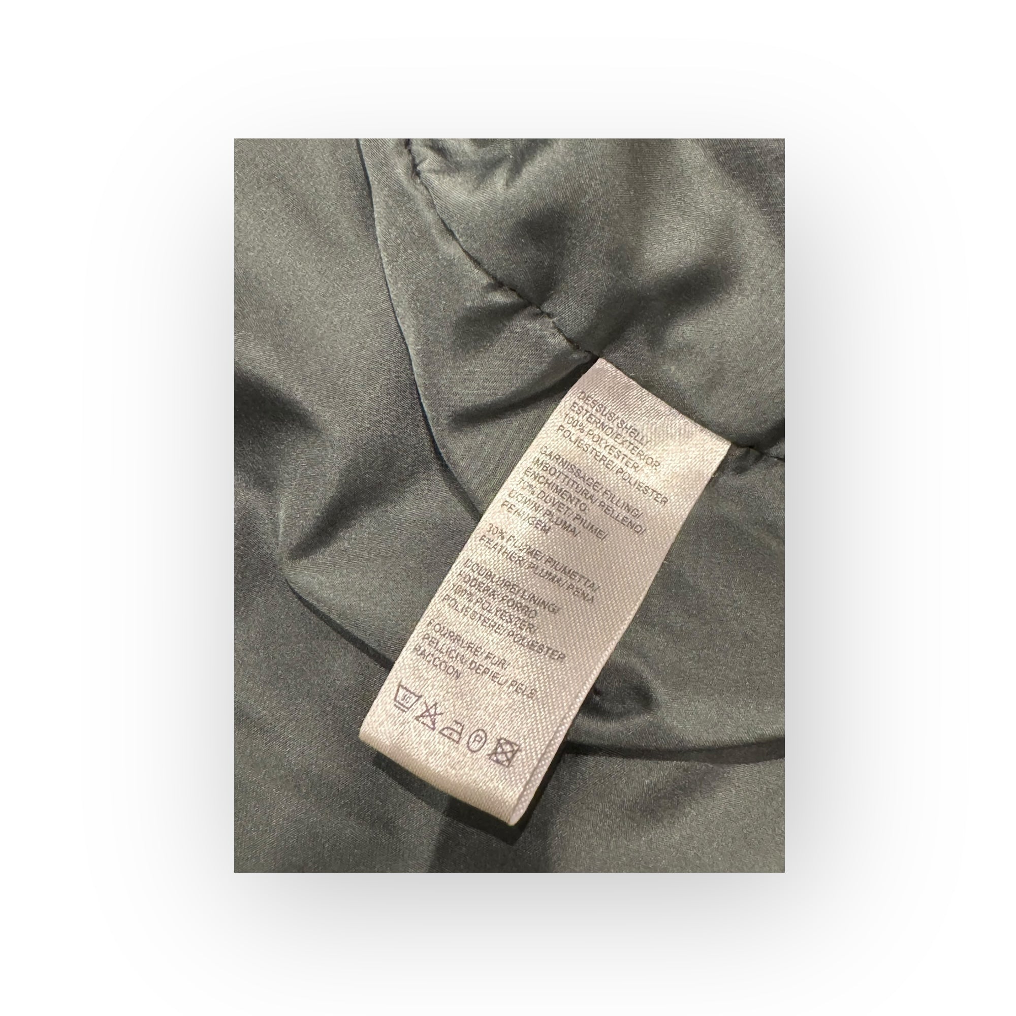 BONPOINT - GRÜNE DAUNENJACKE - 6 MONATE