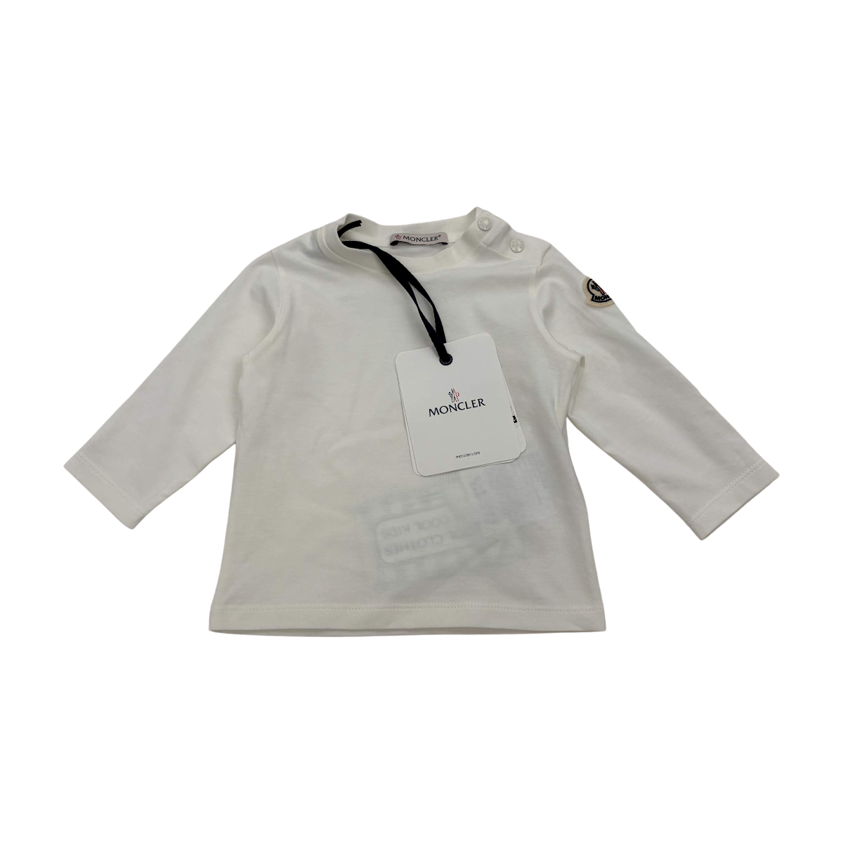 MONCLER - T-SHIRT - BLANC - 3 MOIS