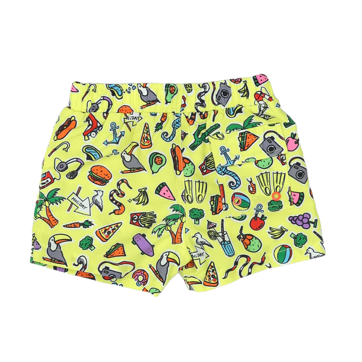 STELLA MCCARTNEY - SHORT DE BAIN - JAUNE - 18 MOIS