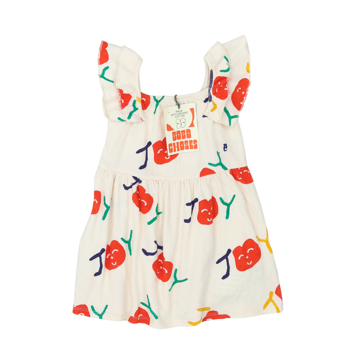 BOBO CHOSES - ROBE - BEIGE, MULTICOLORE - 3 ANS