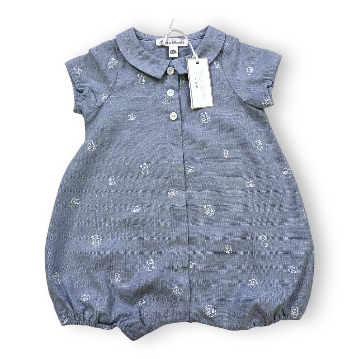 TARTINE &amp; CHOCOLAT - ROMPER - BLUE - 6 MONTHS