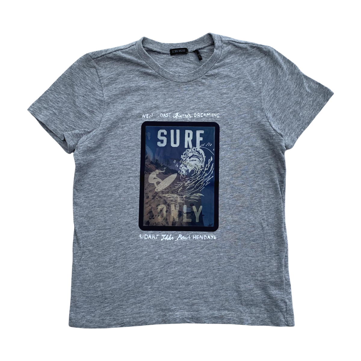 IKKS - T-SHIRT - GRIS - 6 ANS