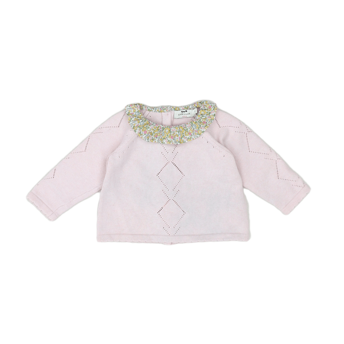 CYRILLUS - SWEATER - PINK - 12 MONTHS