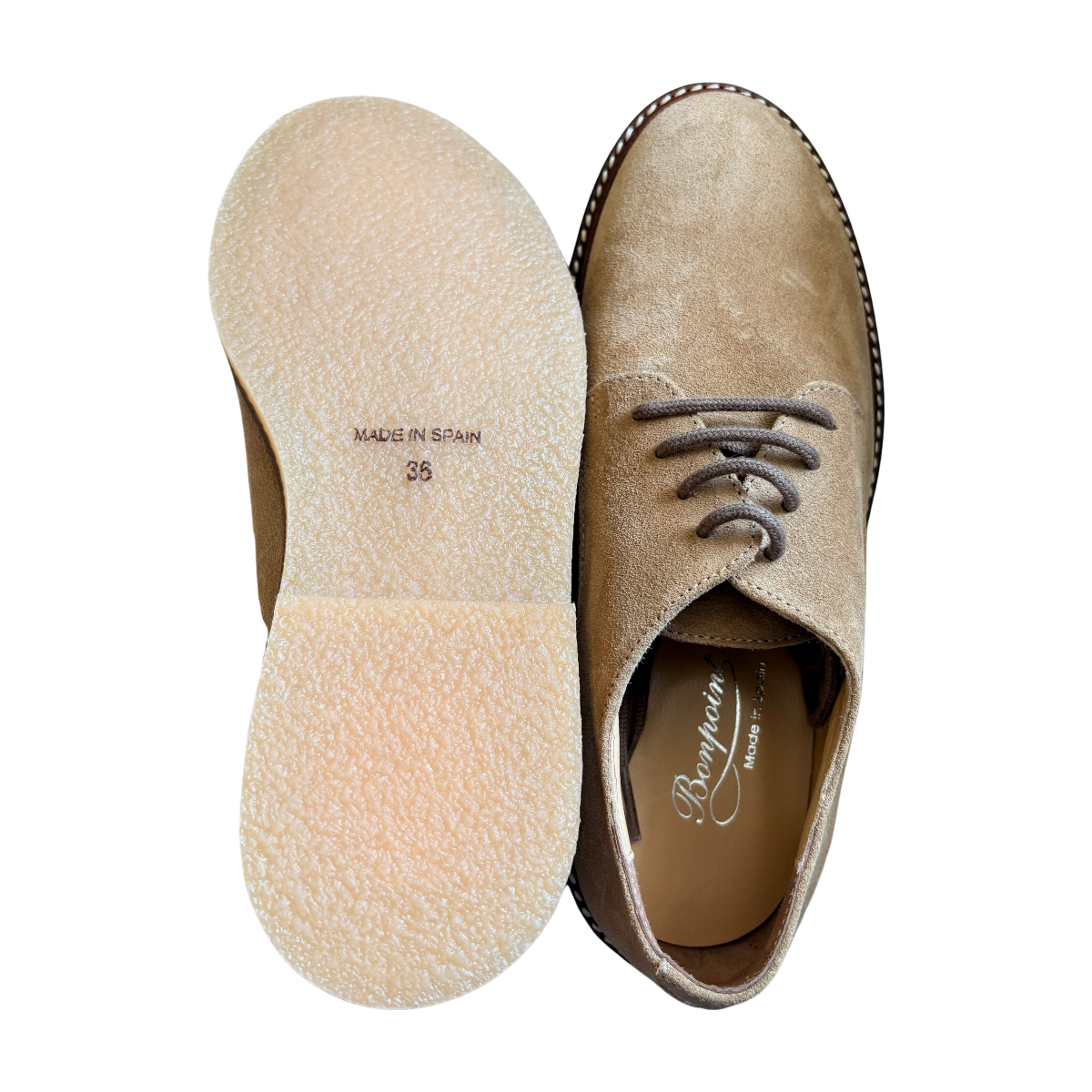 BONPOINT - DERBIES - BEIGE -  36