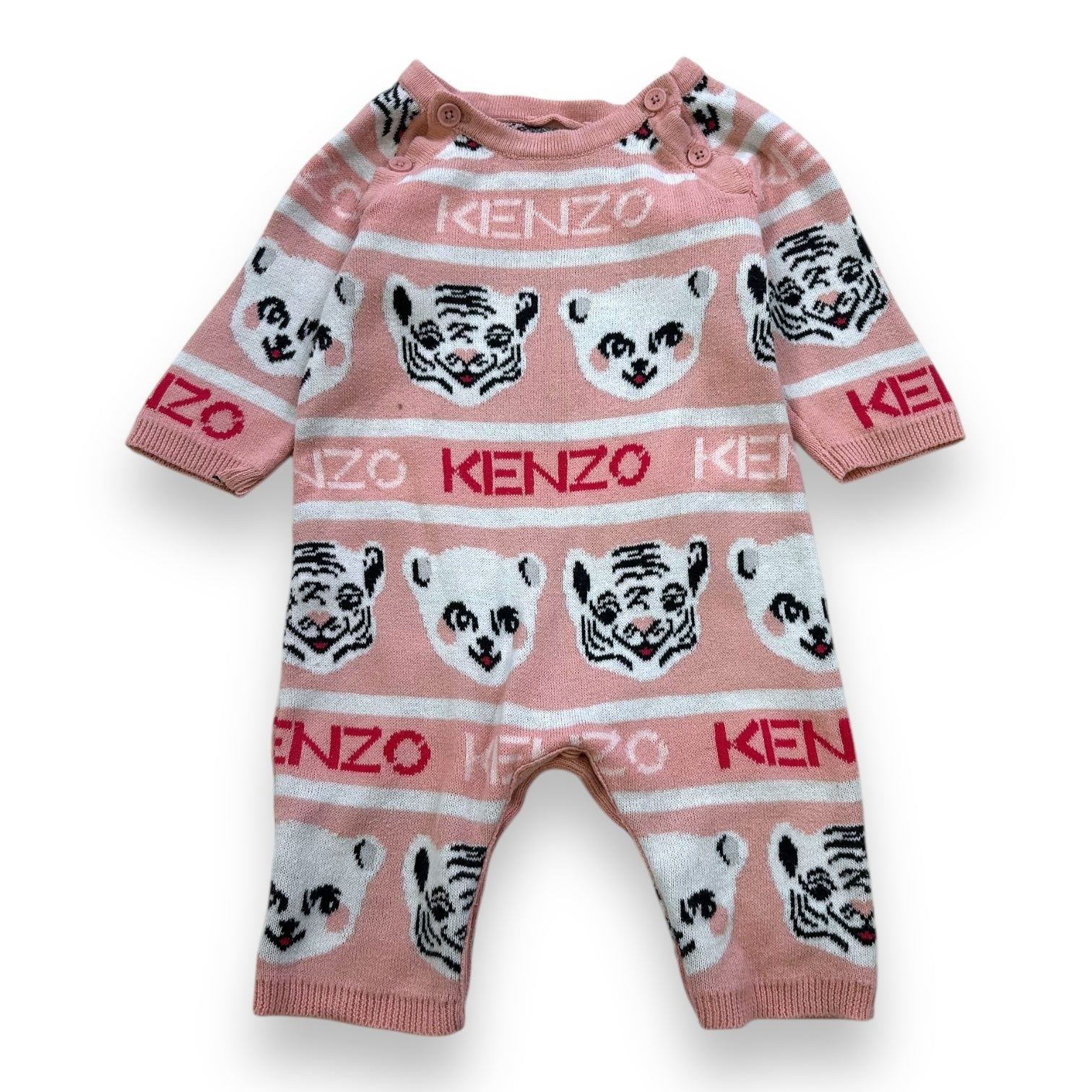 KENZO – JUMPSUIT – ROSA – 3 MONATE