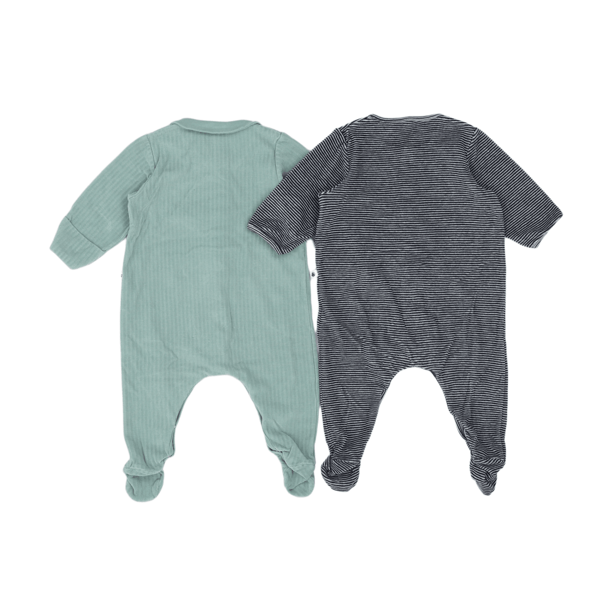 KLEINES BOOT - SET - GRÜN, GRAU - 6 MONATE