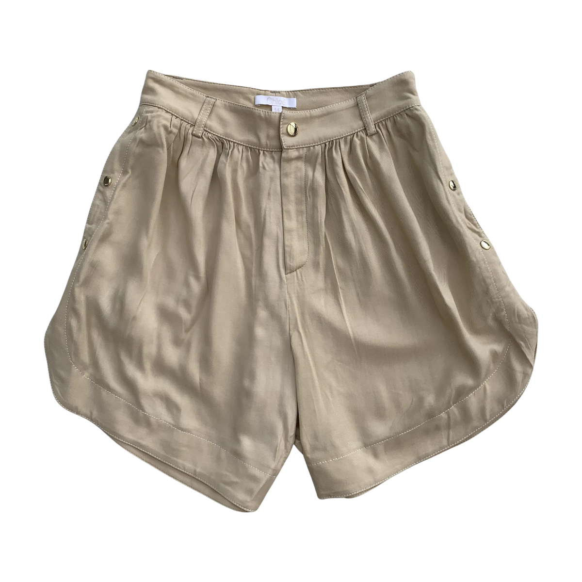 CHLOÉ - SHORT - BEIGE, OR - 14 ANS