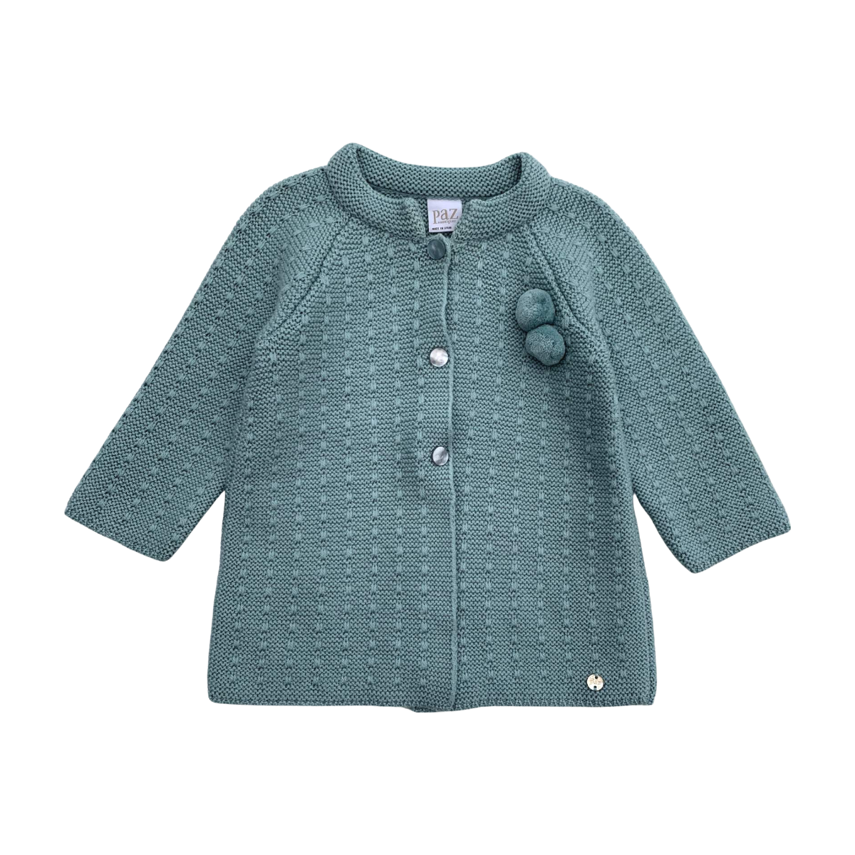 PAZ RODRIGUEZ - CARDIGAN - VERT - 12 MOIS