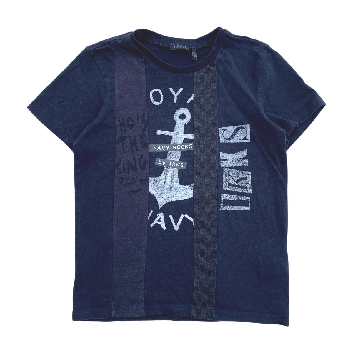 IKKS - T-SHIRT - BLEU - 6 ANS