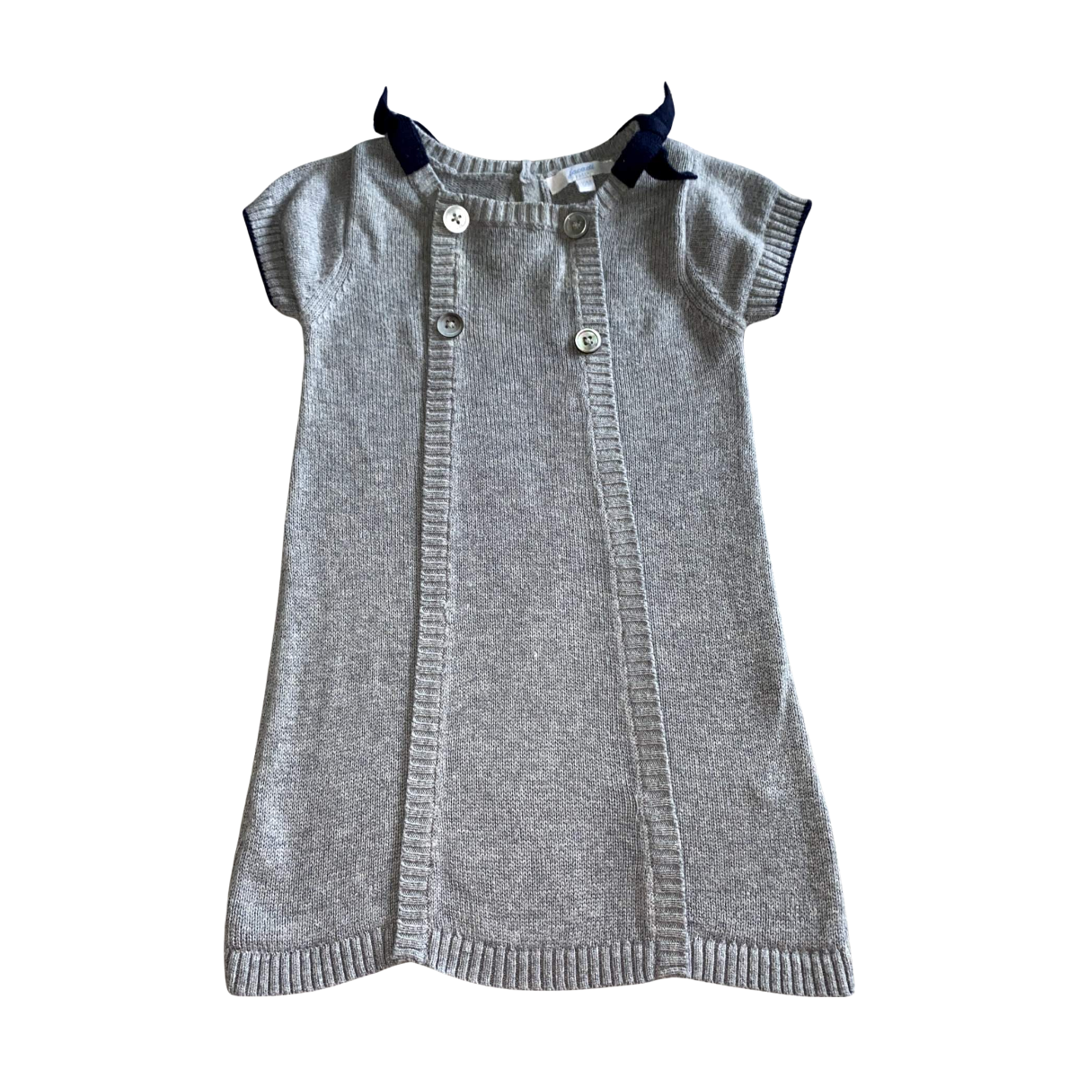 JACADI - ROBE - GRIS - 12 MOIS