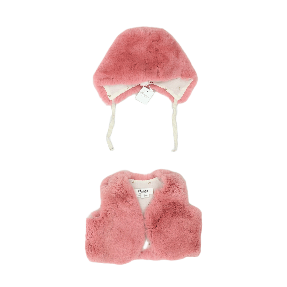 BONPOINT - ENSEMBLE - ROSE - 12 MOIS