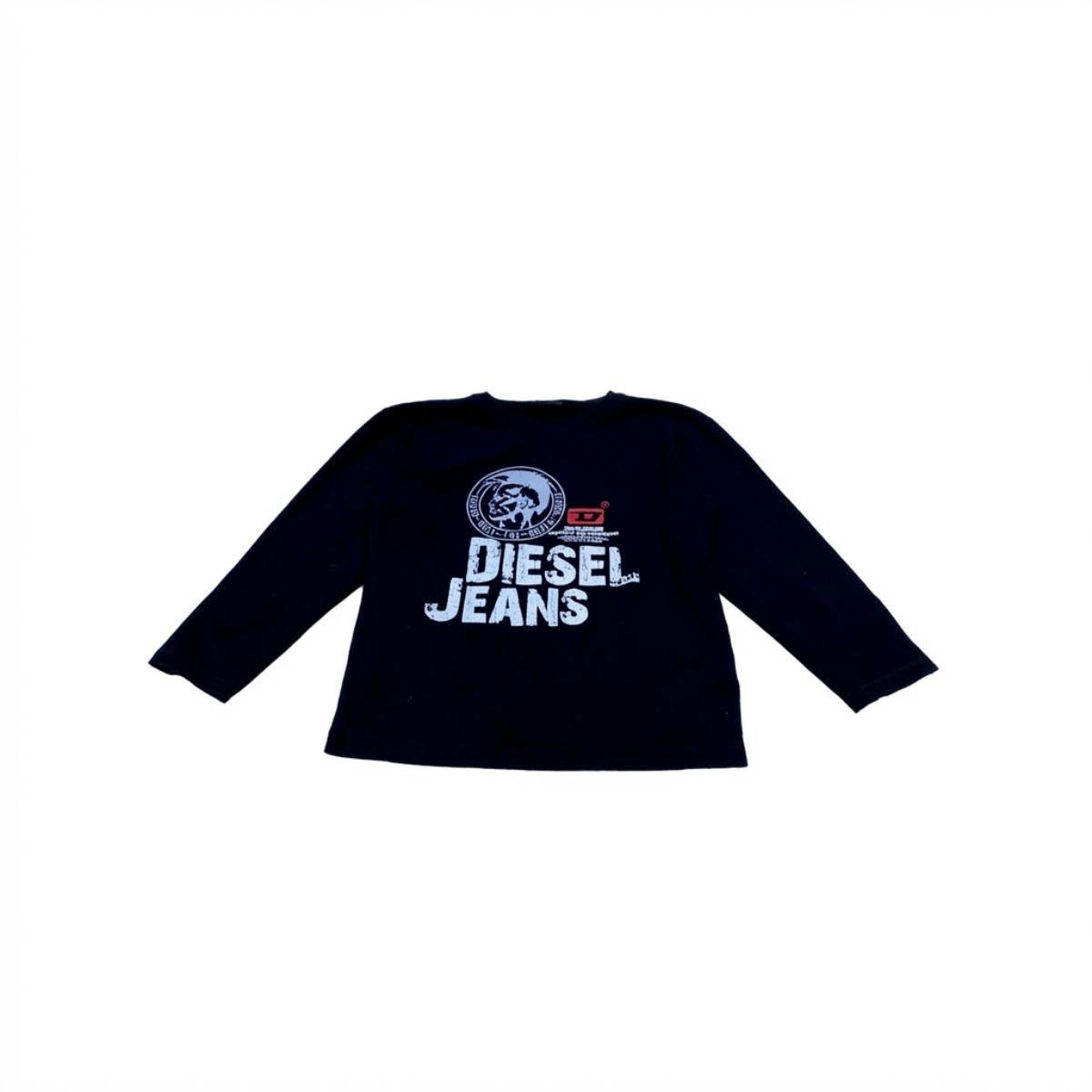 DIESEL - T-SHIRT - NOIR - 10 ANS