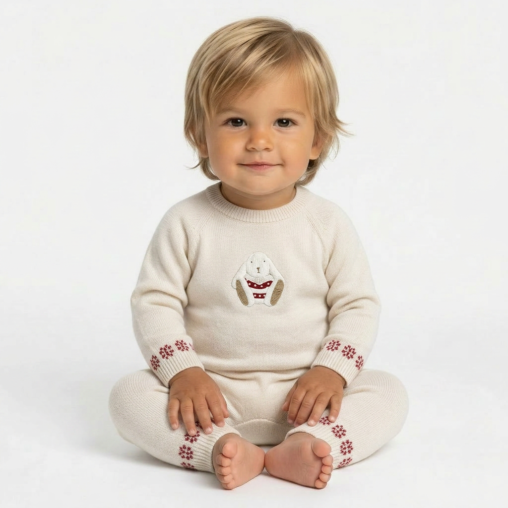 TARTINE & CHOCOLAT - COMBINAISON - BEIGE, ROUGE - 6 MOIS