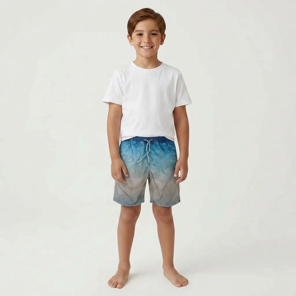 FINGER - SHORT DE BAIN - BLEU - 10 ANS