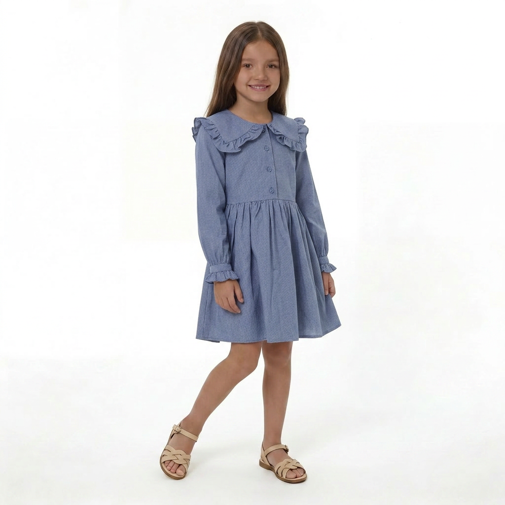ALLEGRA - ROBE - BLANC, BLEU - 8 ANS