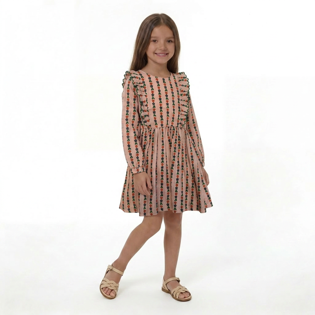 HELLO SIMONE - ROBE - ROSE - 8 ANS
