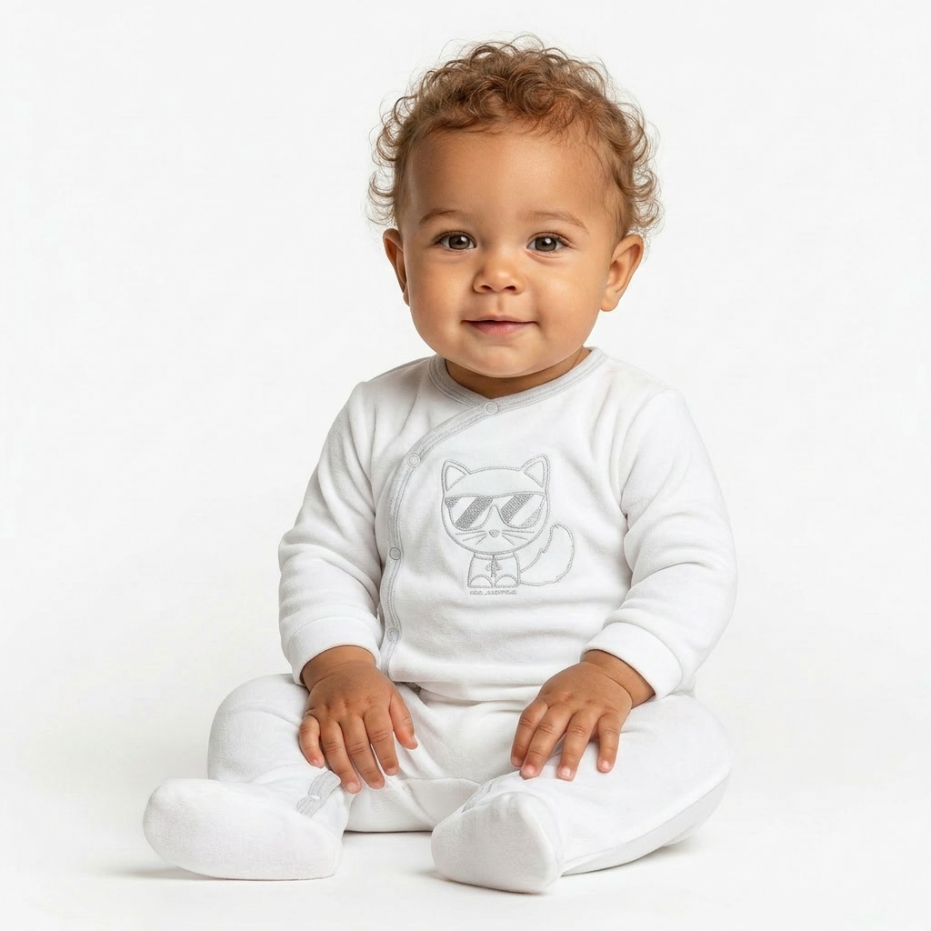 KARL LAGERFELD - PYJAMA - BLANC, NOIR - 18 MOIS