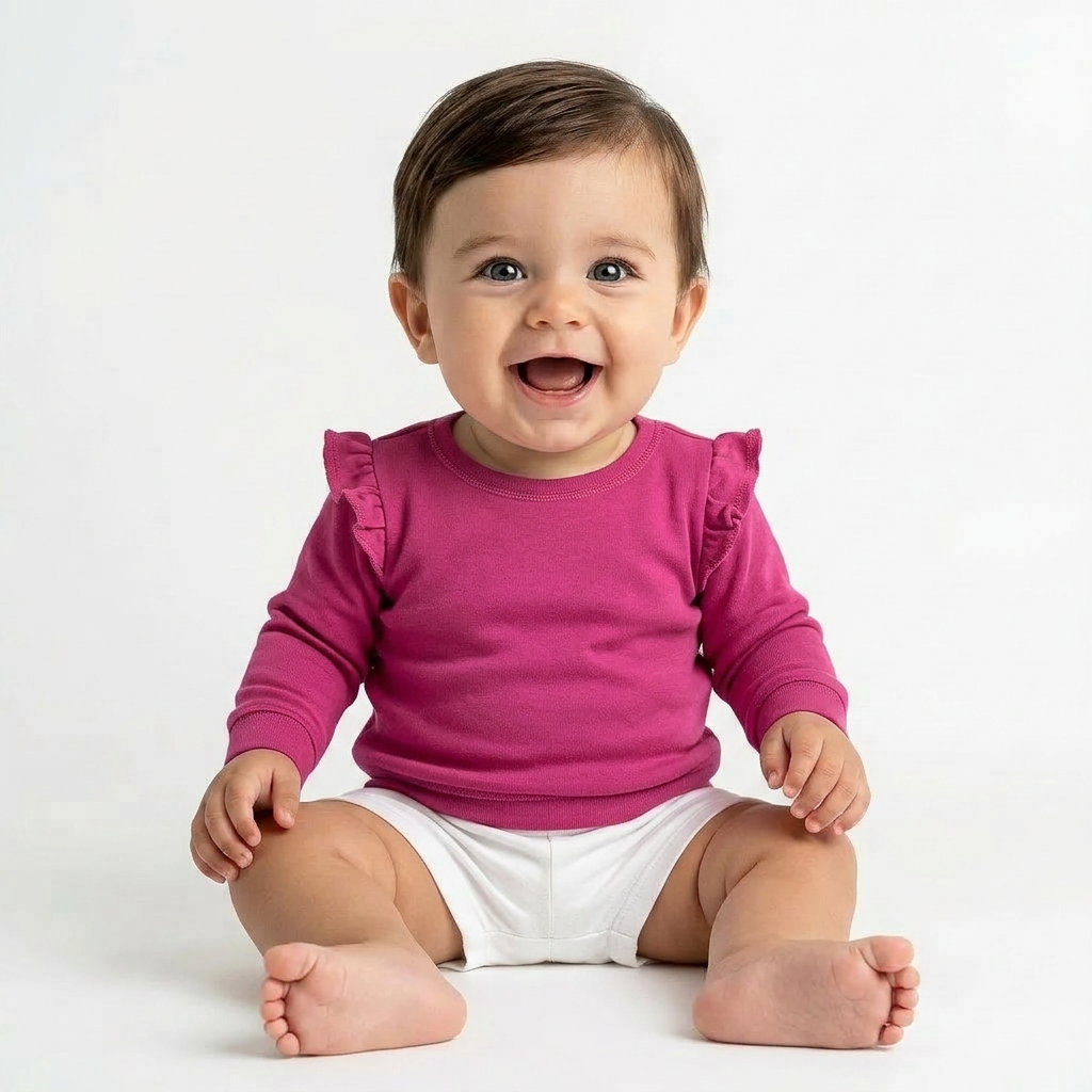 RALPH LAUREN - PULL - ROSE - 6 MOIS