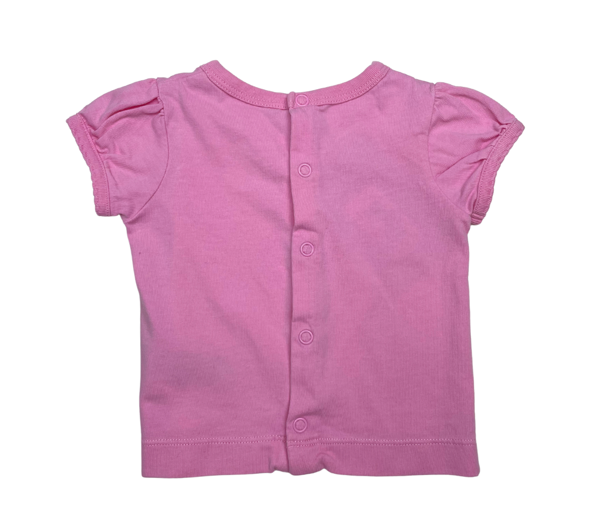 PETIT BATEAU - T-shirt rose - 6 mois