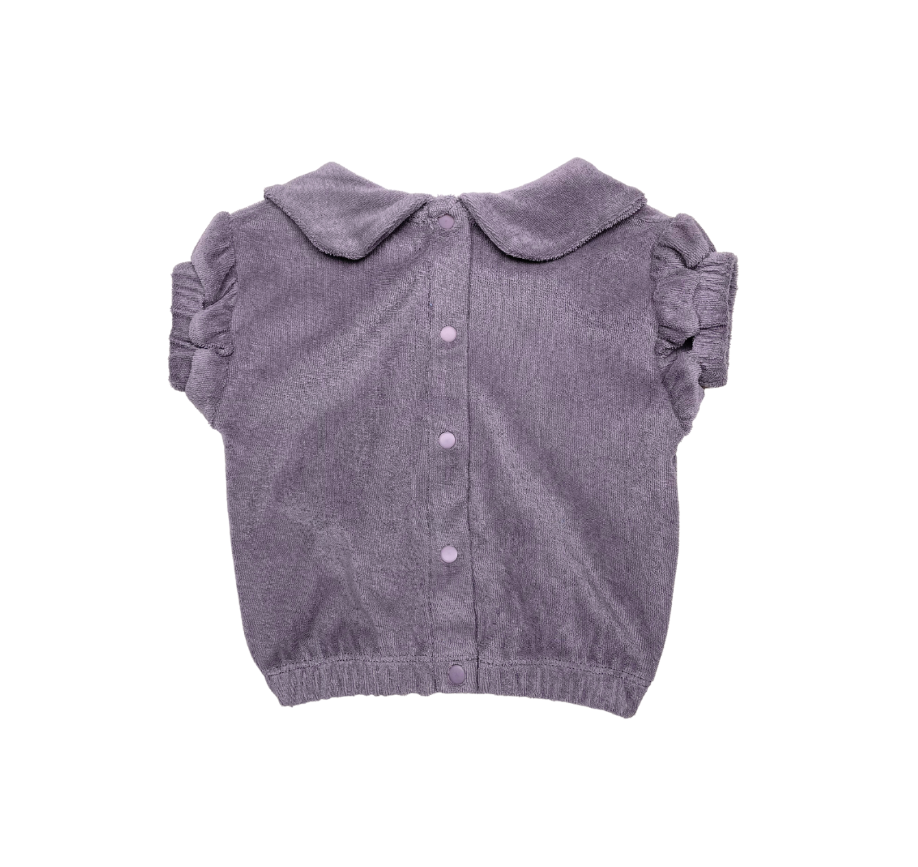 WE ARE KIDS - T-shirt violet effet éponge - 6/12 mois