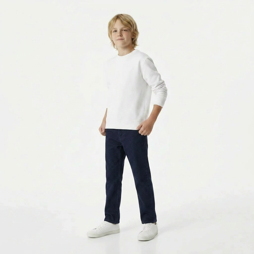 BELLEROSE - PANTALON - BLEU - 8 ANS