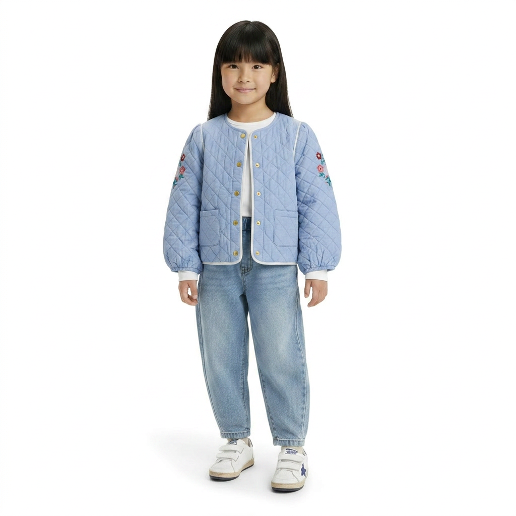 LOUISE MISHA - VESTE - BLEU - 6 ANS