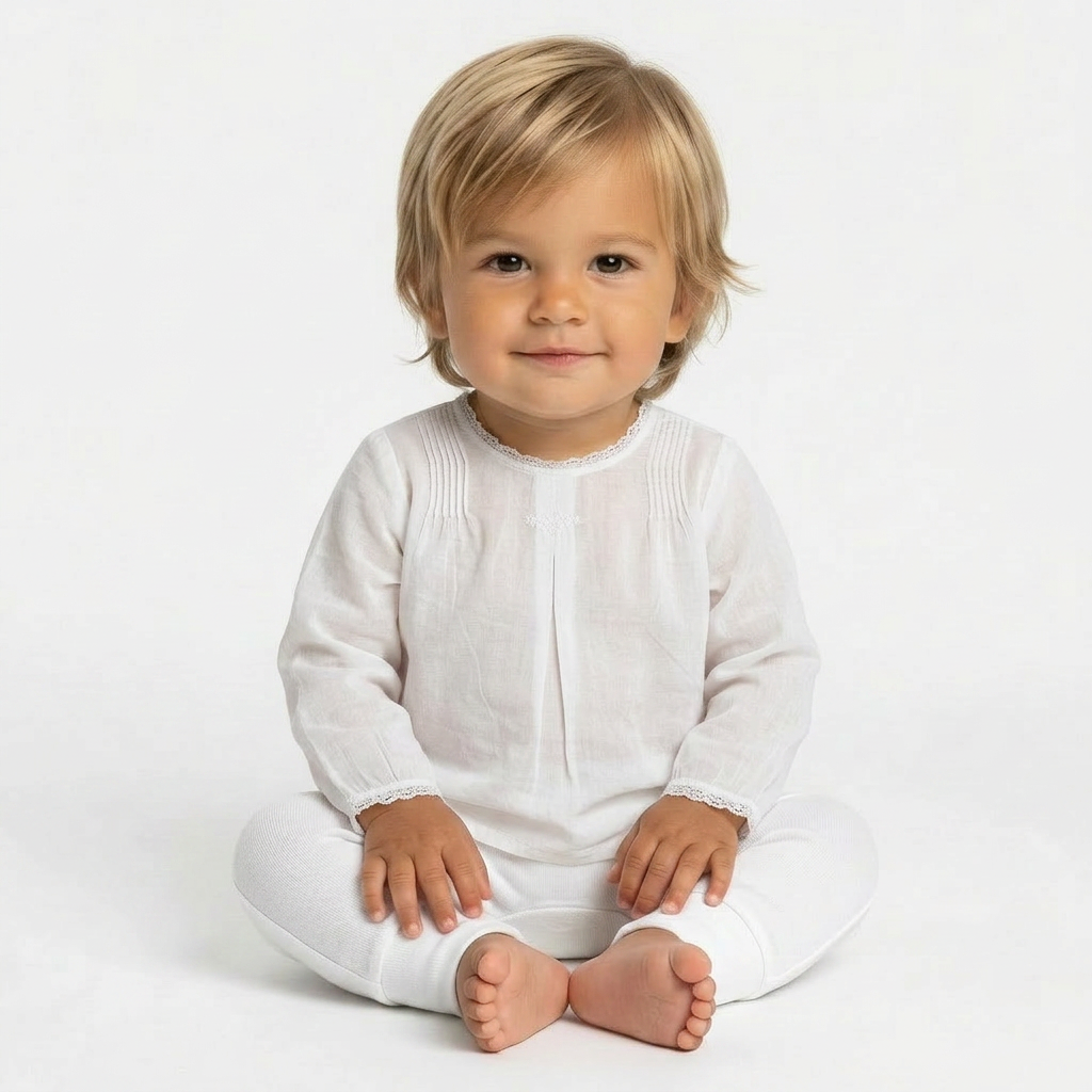 BONPOINT - BLOUSE - BLANC - 12 MOIS