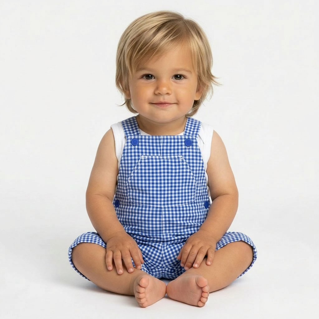 PETIT BATEAU - SALOPETTE - BLEU, BLANC - 12 MOIS