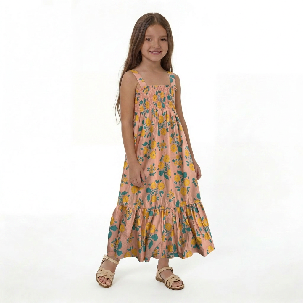 TINYCOTTONS - ROBE - ORANGE - 12 ANS
