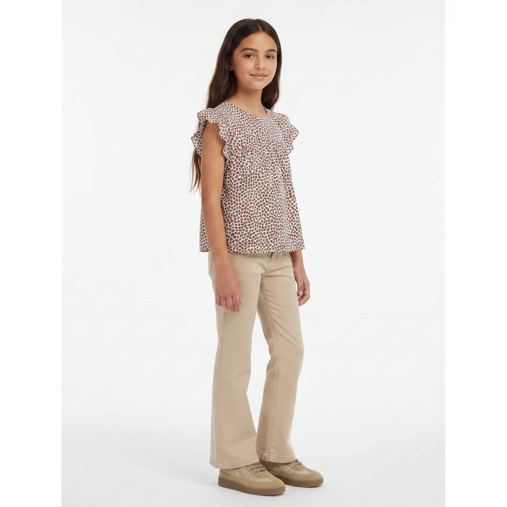BELLEROSE - Animal print blouse - 8 years