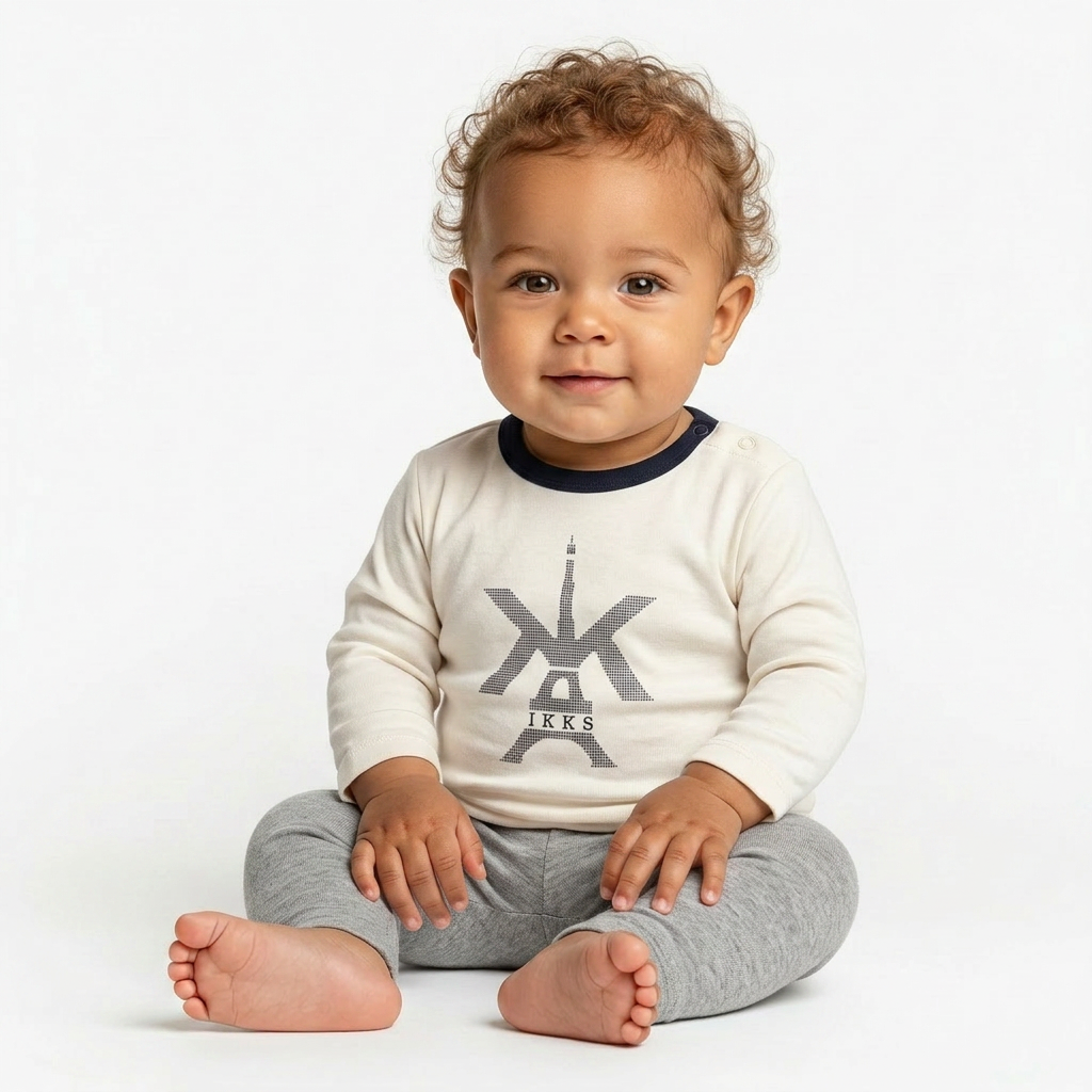 IKKS - PULL - BEIGE - 6 MOIS