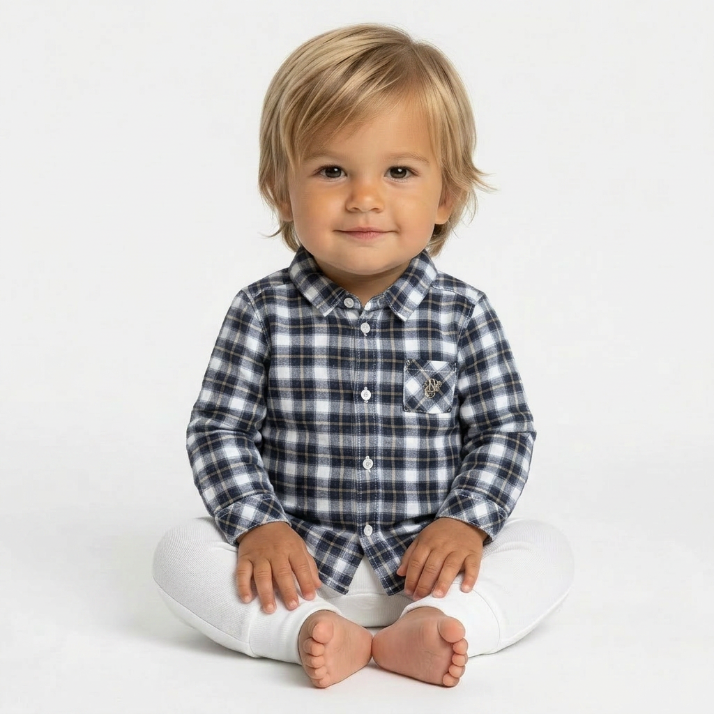 TARTINE & CHOCOLAT - CHEMISE - GRIS - 12 MOIS