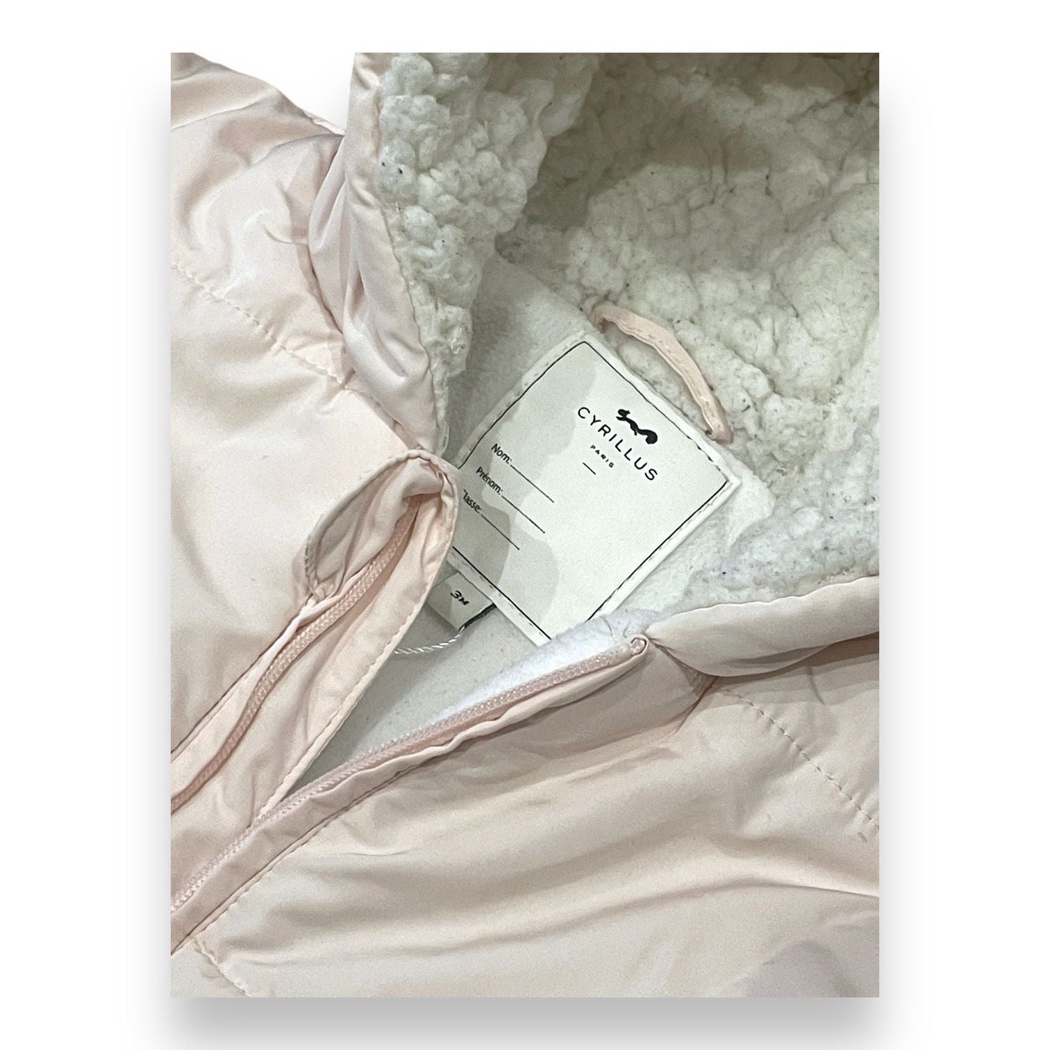 CYRILLUS - Combinaison pilote rose - 3 mois