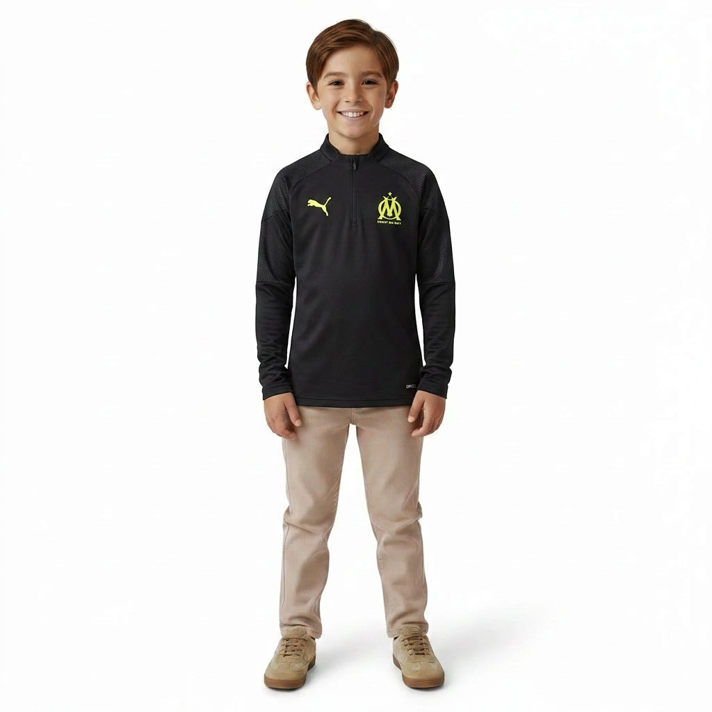 PUMA - T-SHIRT - NOIR, JAUNE - 11 ANS