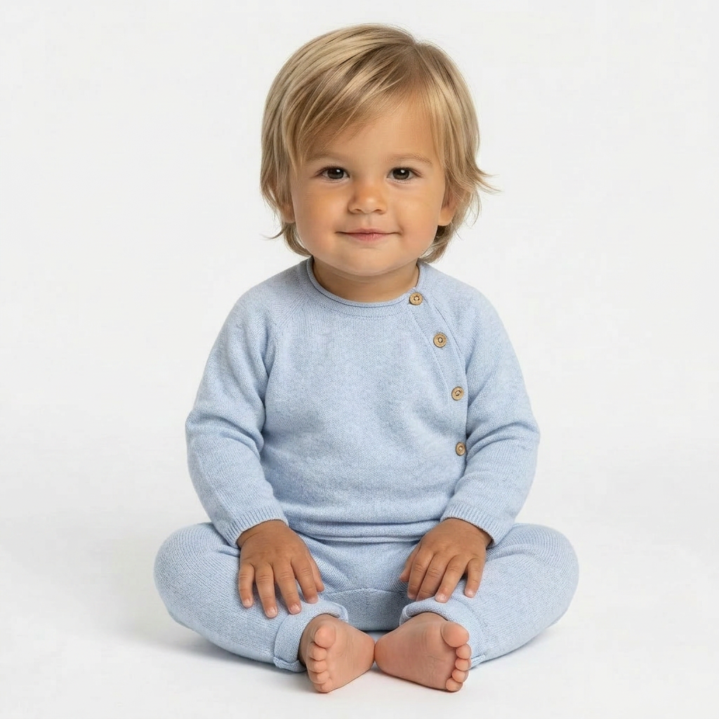 PETIT BATEAU - ENSEMBLE - BLEU - 12 MOIS