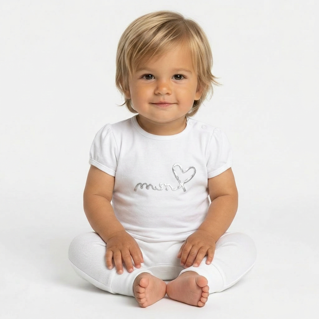TARTINE & CHOCOLAT - T-SHIRT - BLANC - 12 MOIS