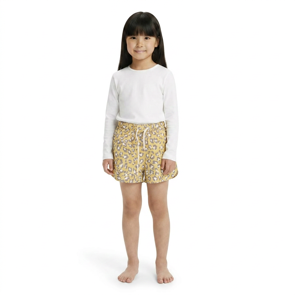TOCOTO VINTAGE - SHORT - JAUNE - 6 ANS