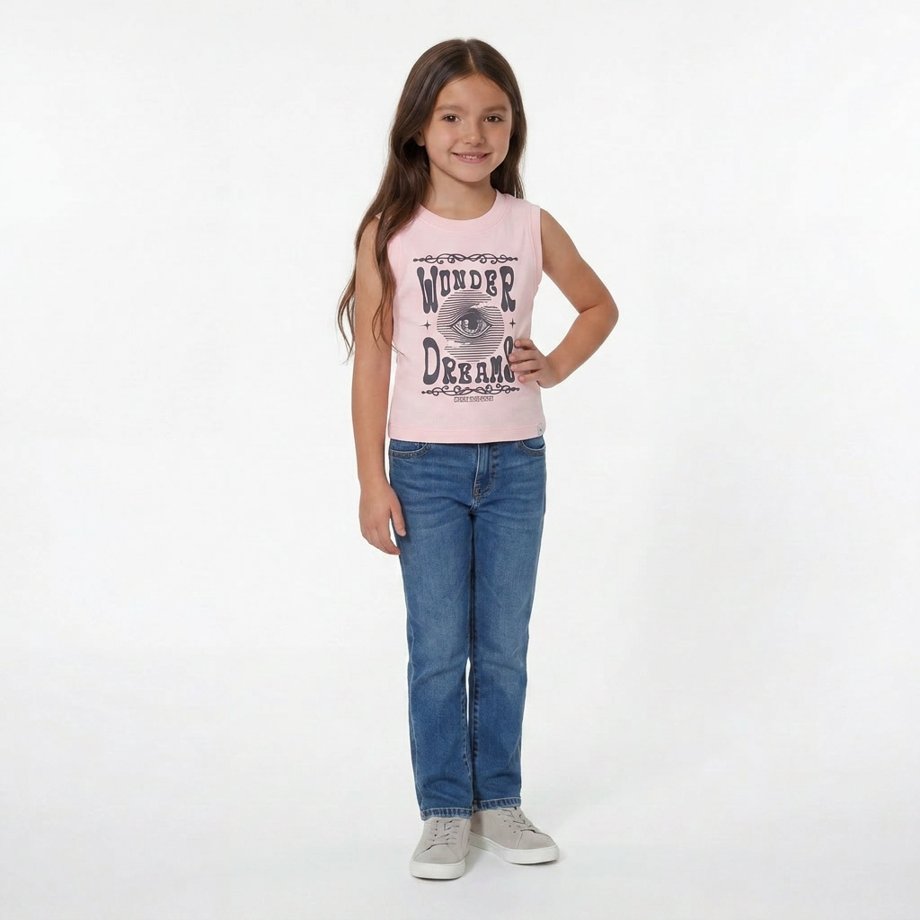 FINGER - DÉBARDEUR - ROSE - 8 ANS