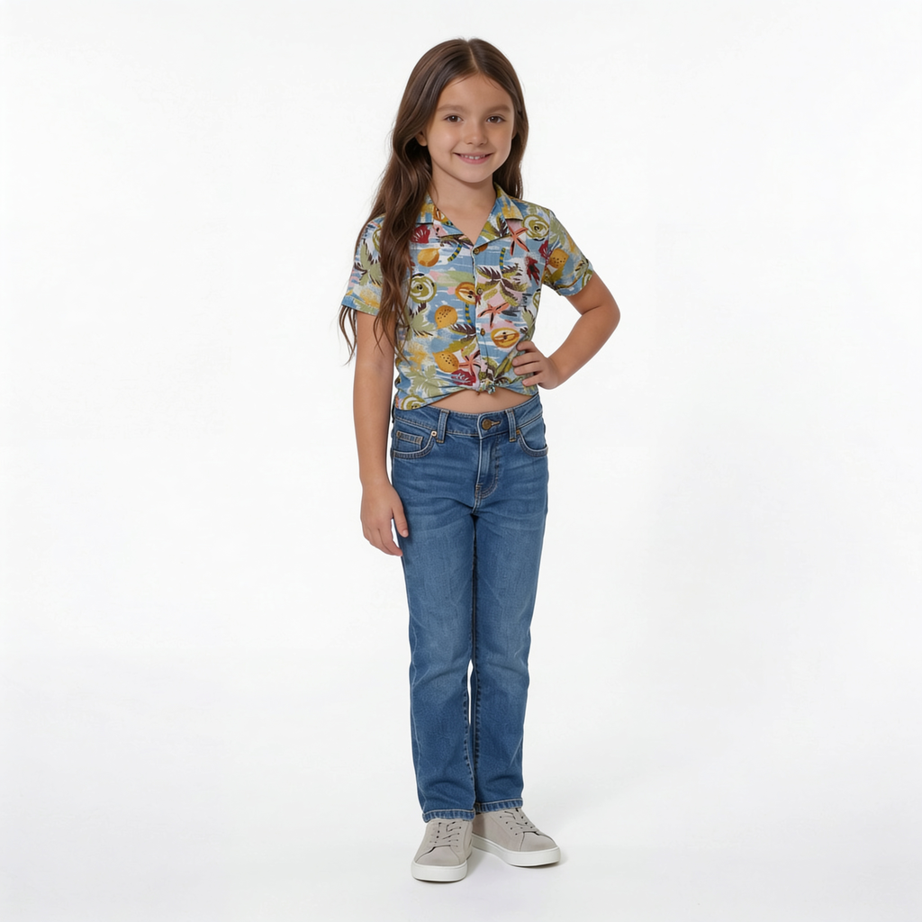 LOUISE MISHA - CHEMISE - BEIGE, MULTICOLORE - 7 ANS
