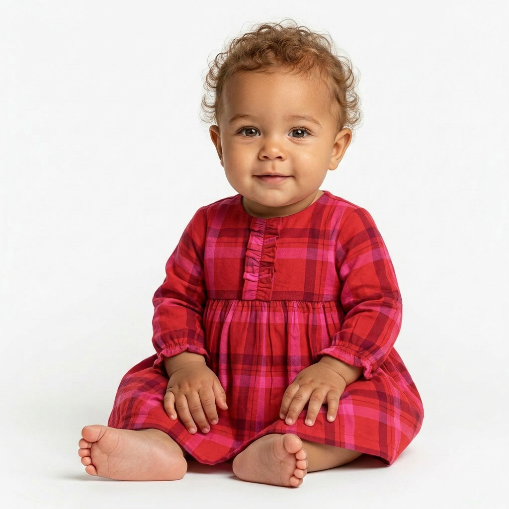 JACADI - ROBE - ROUGE - 18 MOIS