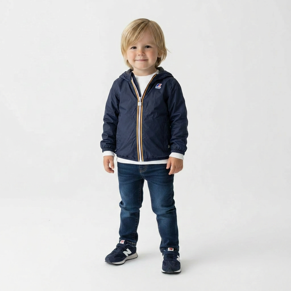 K-WAY - IMPERMÉABLE - BLEU - 24 MOIS